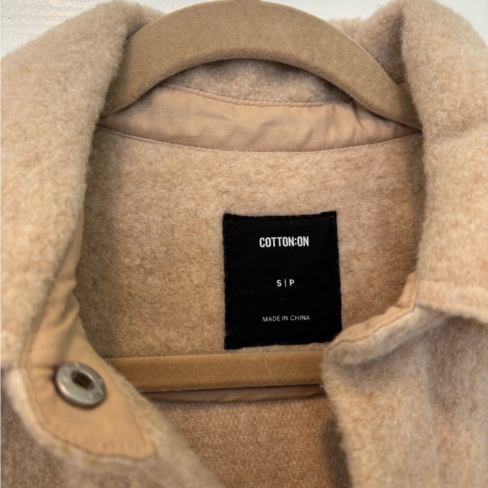 Women's Cream Shacket - Button Front - Picture 3 of 5